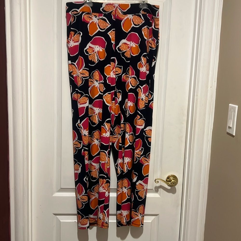 Kaari Blue wide leg floral pants